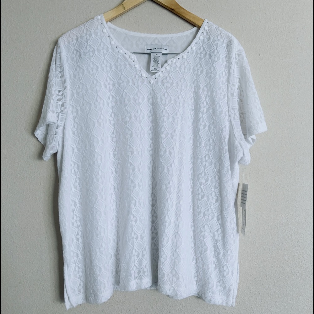 NWT lace v-neck blouse tops